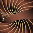 Coffee background and label Coffee background and label