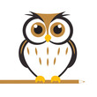 Vector Cute Owl