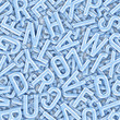 Gläserne Typografie