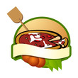 vector pizza restaurant logo