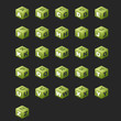 ABC Cubes (green)