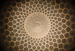 Dome of the mosque, oriental ornaments from Isfahan, Iran Dome of the mosque, oriental ornaments from Isfahan, Iran
