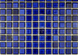 ceramic  mosaic tiles in blue color