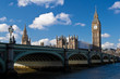 The Big Ben , the Houses of Parliament and Westminster Bridge in The Big Ben , the Houses of Parliament and Westminster Bridge in