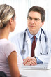doctor and woman patient