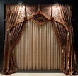 Luxurious window curtains