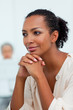 Portrait of a smiling businesswoman