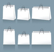 white shopping bags