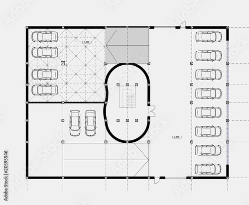 underground architecture plans. CAD Architectural Plan Drawing