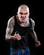 Man with tattoos Man with tattoos