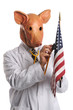 Swine Flu in America Concept Swine Flu in America Concept