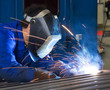 Welder at work