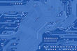 printed circuit - motherboard - vector