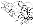 Vector - Decorative abstract floral design