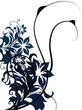 Vector - Beautiful floral abstraction on white