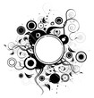 Vector -  Retro background with copy space