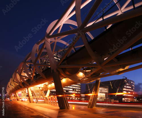 Photo: Elevated tram line Elevated tram line