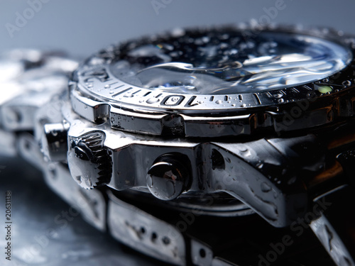 Photo: Wet wrist watch Wet wrist watch