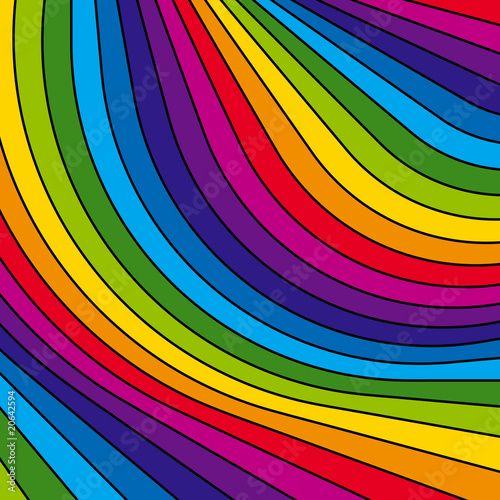 Abstract colorful rainbow stripes. Vector. Abstract colorful rainbow stripes. Vector.
