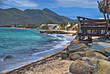 Coast in Saint Maarten Island, Dutch Antilles