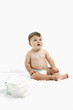 Baby boy with diapers