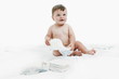 Baby boy with diapers