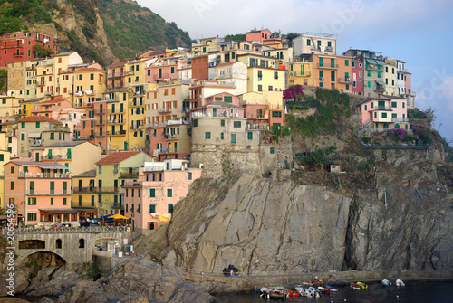 Photo: Hill town of Manarola, Italy Hill town of Manarola, Italy