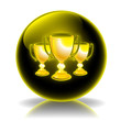 Cup glossy icon