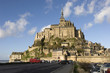 Mount Saint-Michel Abbey on rocky island coast of France Mount Saint-Michel Abbey on rocky island coast of France