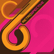 Designed retro background