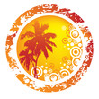 Tropical abstract background