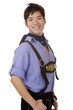 Mann mit Oktoberfest Lederhose - Man with leather trousers
