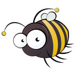 biene cartoon hummel lustig maskottchen