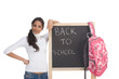 template Ð ethnic Indian student by blackboard
