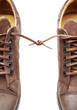 Pair of shoes bound together