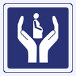 pregnant woman care sign vector pregnant woman care sign vector