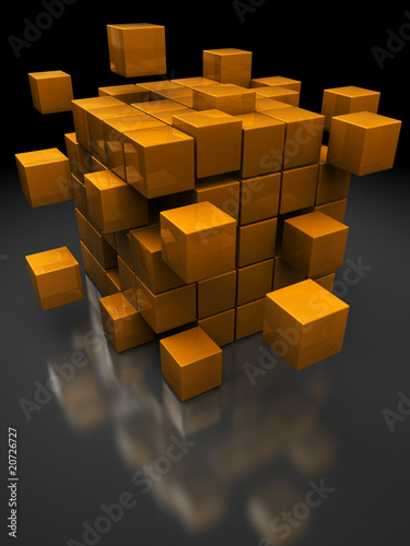 Photo: boxes structure boxes structure