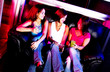 Young adults at a nightclub