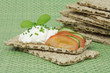 Knäckebrot mit Quark
