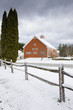 Building In Winter Vermont, USA Building In Winter Vermont, USA