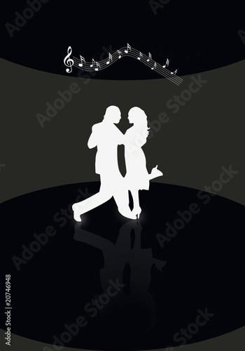 Pareja bailando