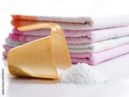 Photo: Laundry and detergent Laundry and detergent