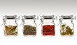 Photo: Spices in clear glass jars Spices in clear glass jars