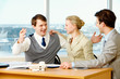 Joyful meeting