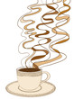 Doodle cup of coffee