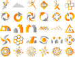 Abstract Vector Logo Icon Design Elements