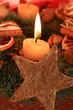 Detail of Advent wreath
