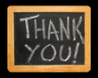 he Words Thank You on Blackboard