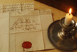 Candle letter and seal