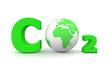 Global Carbon Dioxide CO2 - Green